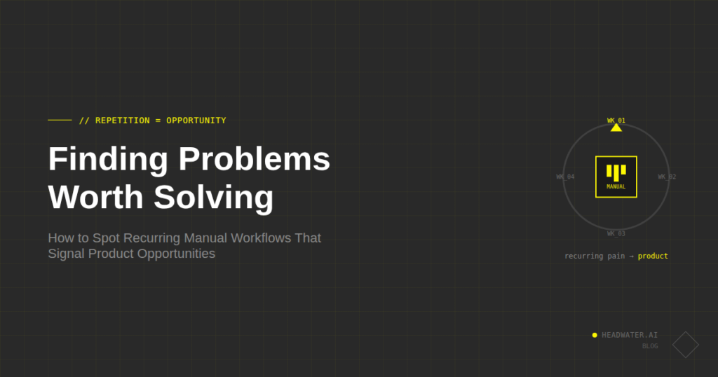 Finding Problems Worth Solving